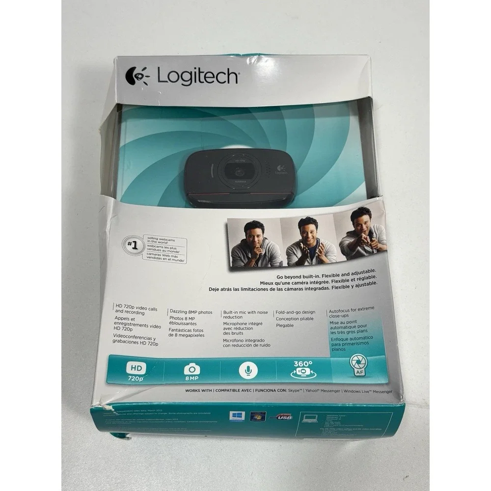LOGITECH‎ C525 HD WEBCAM WITH BUILT IN MICROPHONE